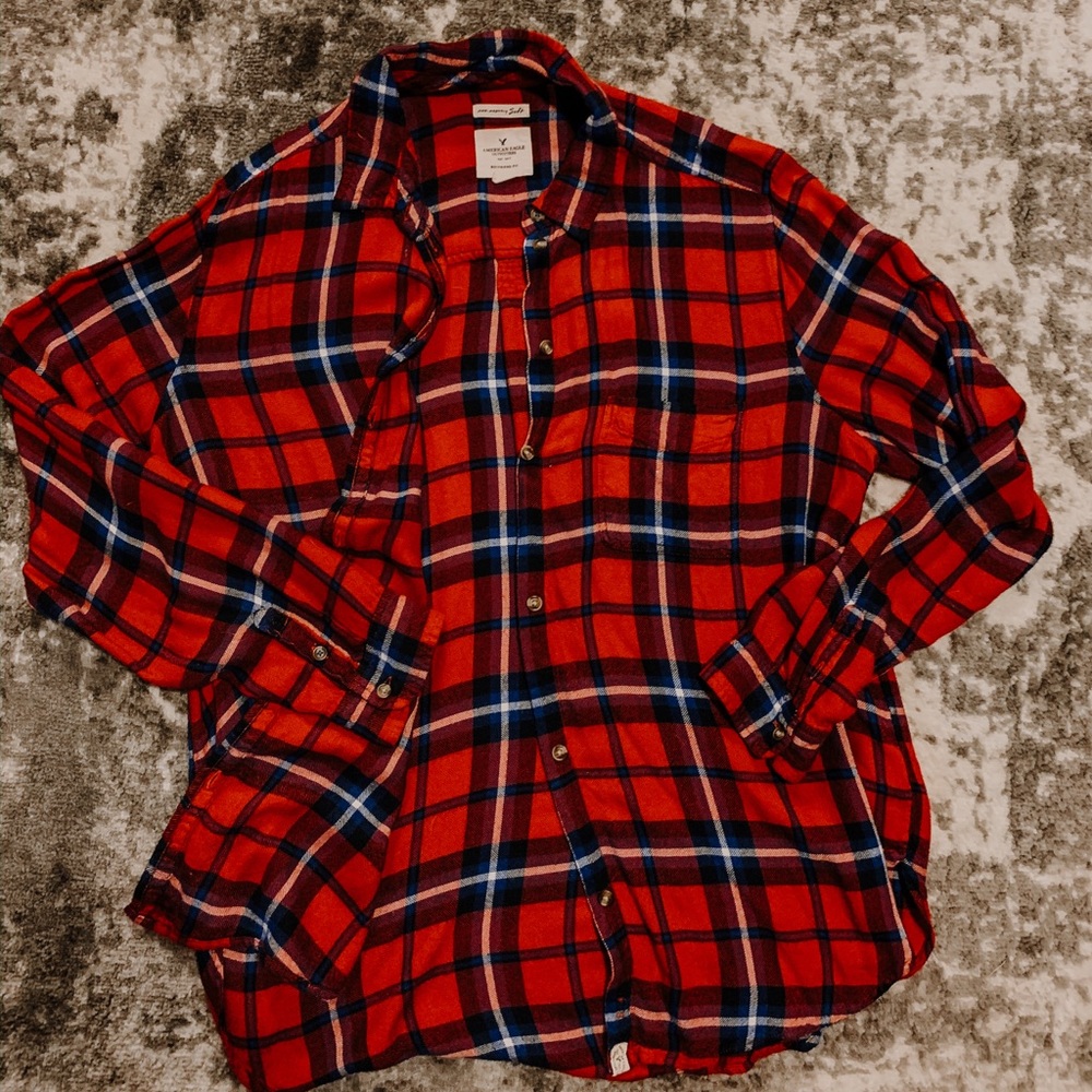 American Eagle button up flannel